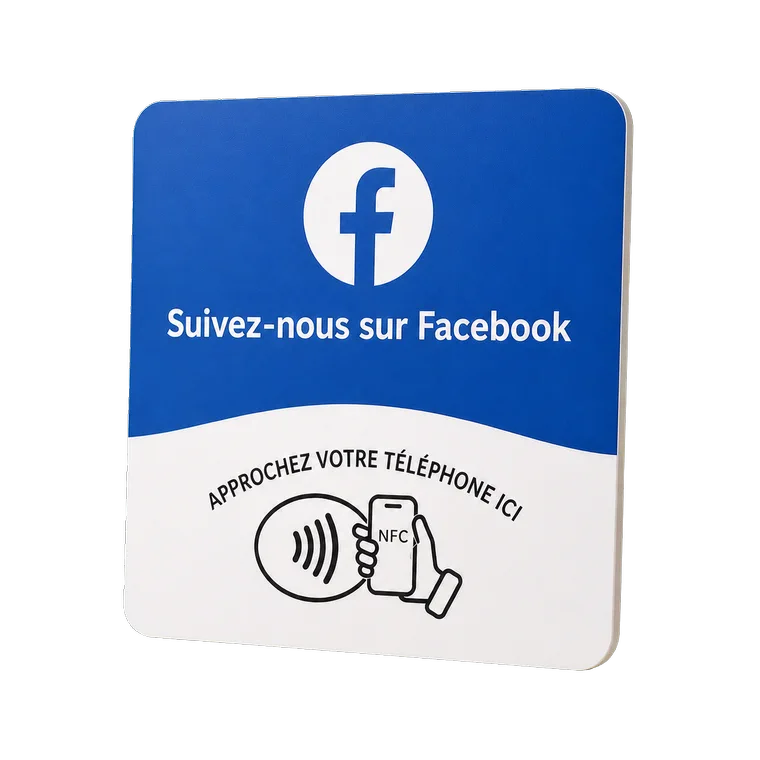 Carte NFC Facebook