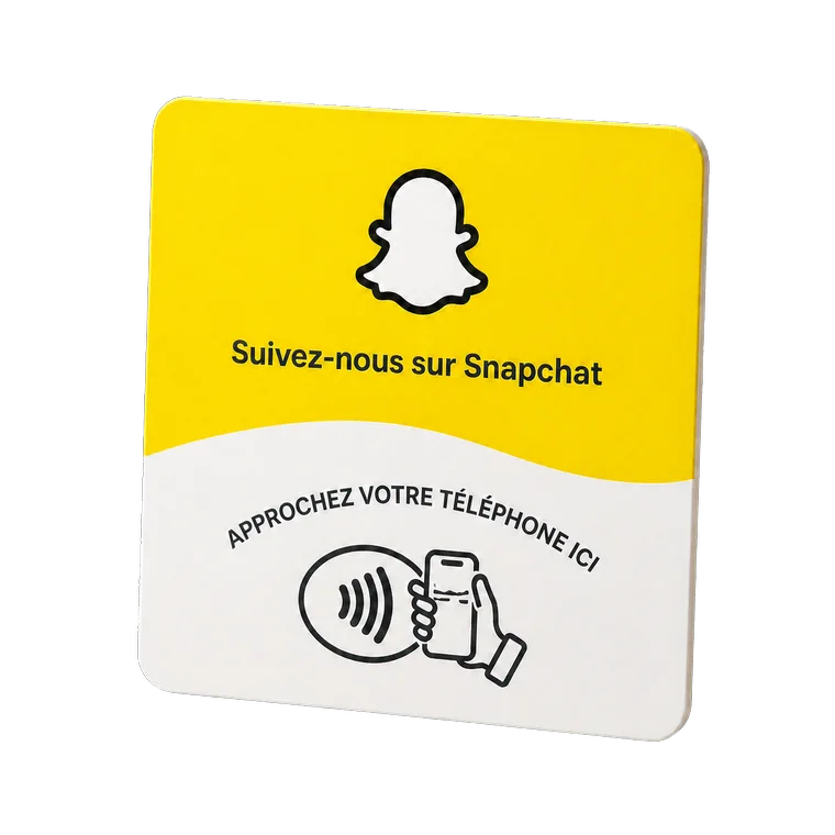Carte NFC Snapchat